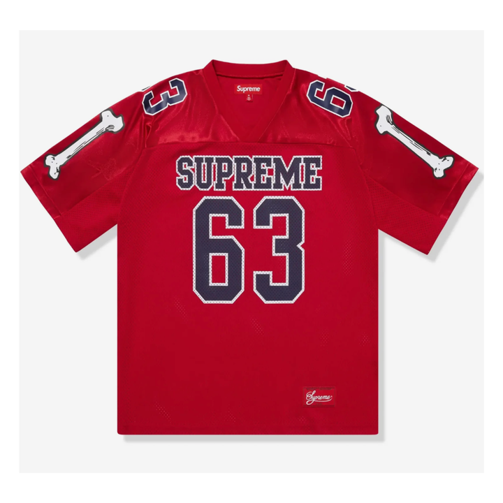 Supreme Bones Football Jersey Red