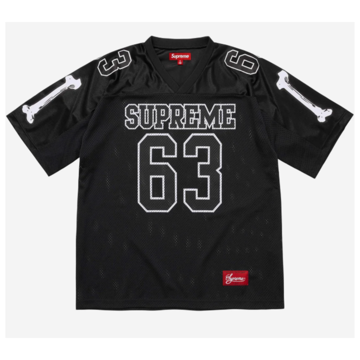 Supreme Bones Football Jersey Black