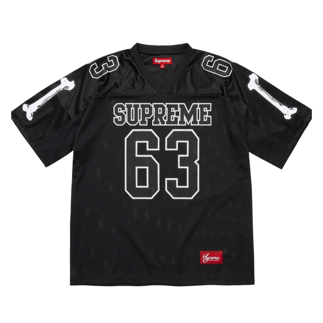 Supreme Bones Football Jersey Black