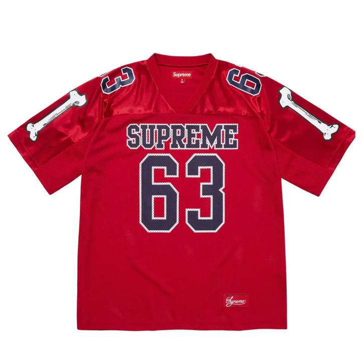 Supreme Bones Football Jersey Red
